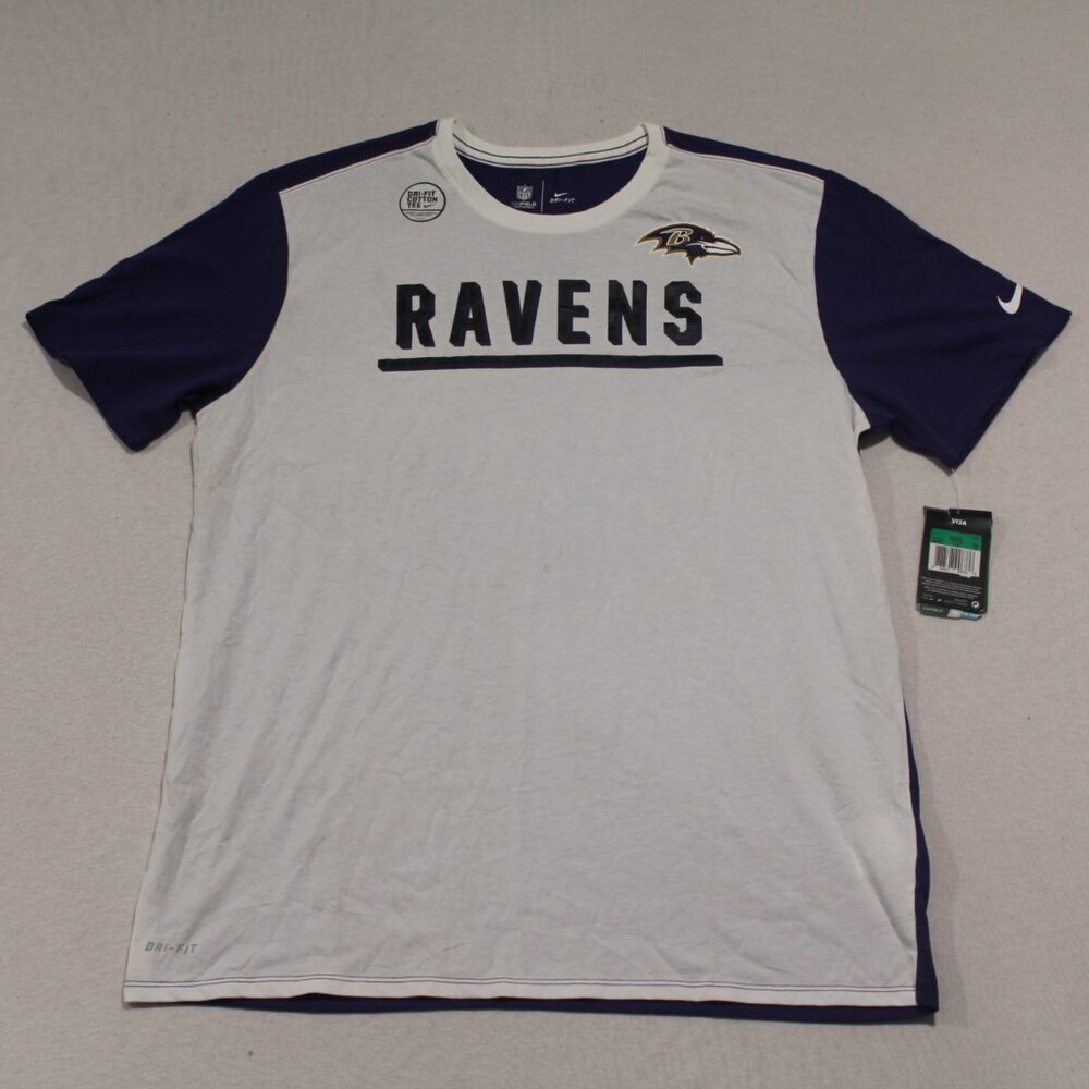 Nike Purple Baltimore Ravens On Field Dri Fit Size XL